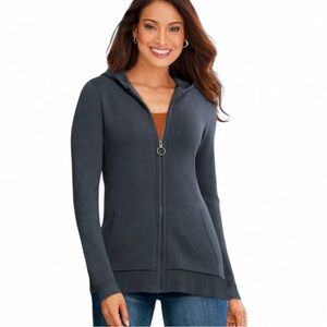 The North Face | Women’s Cardigan Style Gray Zip-Up Hoodie | M